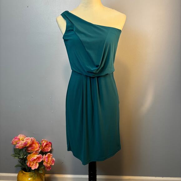 NWT Adrianna Papell Hailey Off Shoulder Drape Dress Sz 6 Special Occasion - Picture 1 of 8